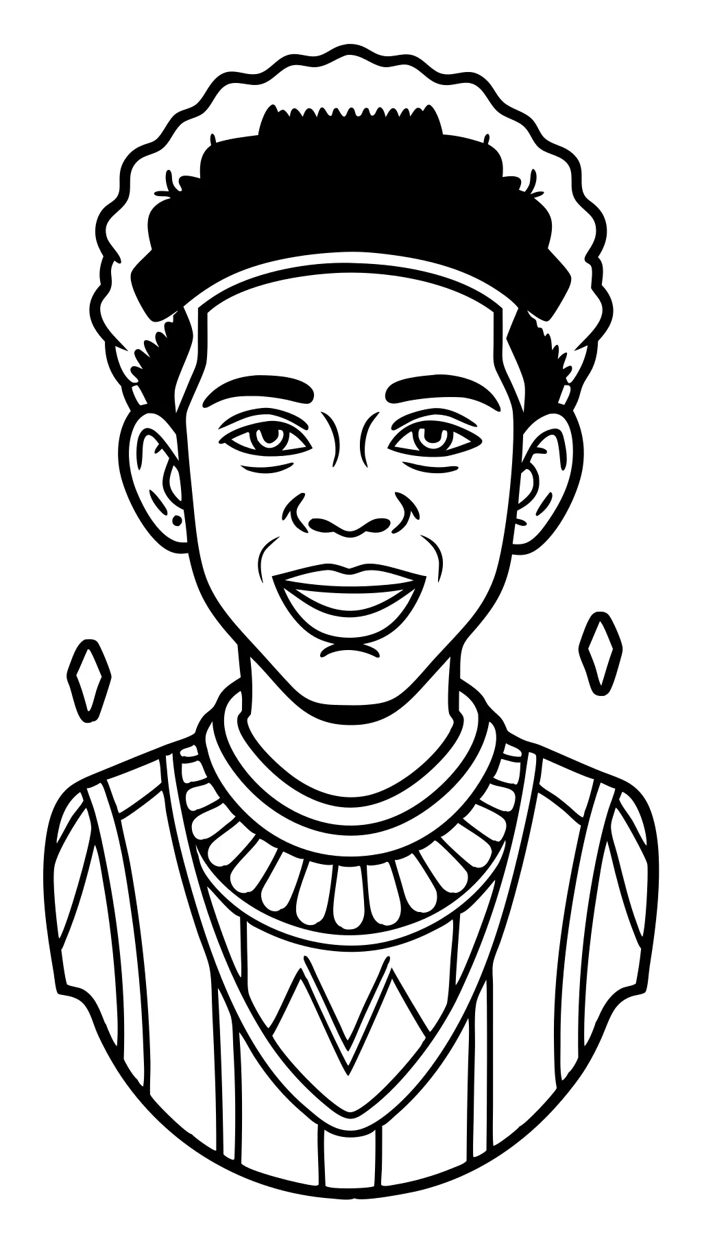 black people coloring pages